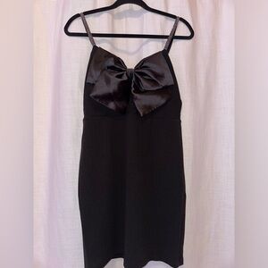 Little Black Dress with front Bow